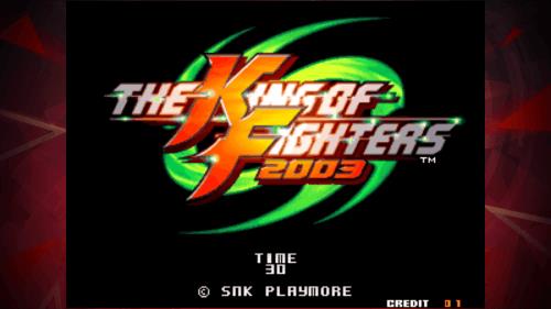 KOF 2003 ACA NEOGEO Zrzut ekranu 0