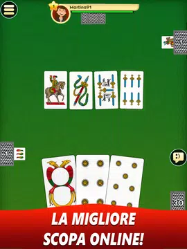 Scopa Online - Gioco di Carte Schermafbeelding 3