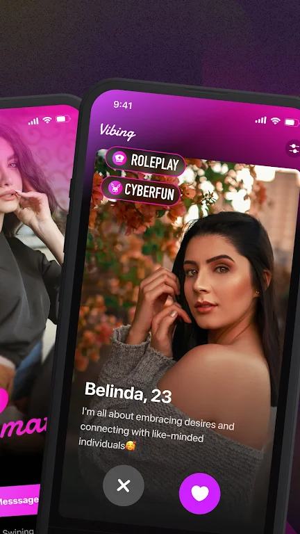 Vibing Dating: Meet, Flirt App Tangkapan skrin 1