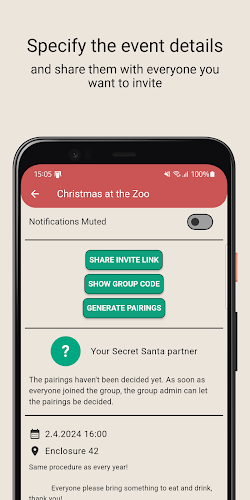 Secret Santa Helper App Ảnh chụp màn hình 0