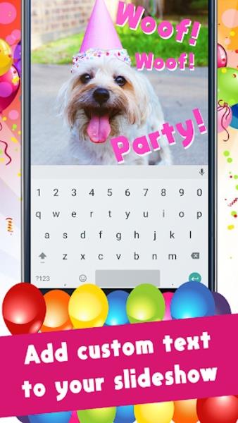 Happy Birthday Video Maker With Music And Photos Screenshot 2