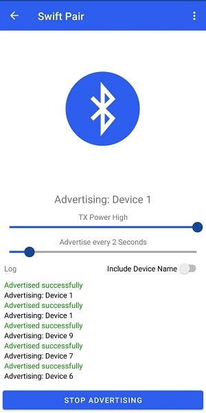 Bluetooth Le Spam स्क्रीनशॉट 1