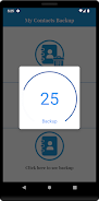 Contacts Backup And Restore Zrzut ekranu 1