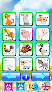 Animal sounds - Kids learn Ảnh chụp màn hình 0