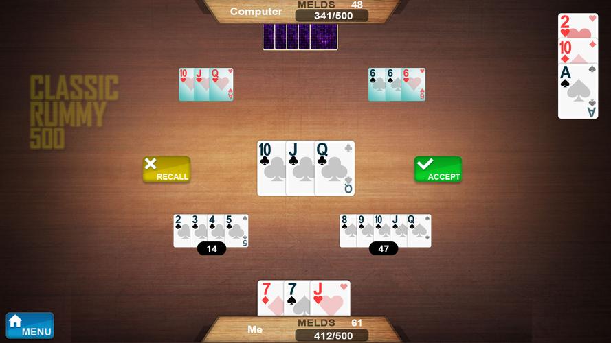 Rummy 500 Скриншот 1