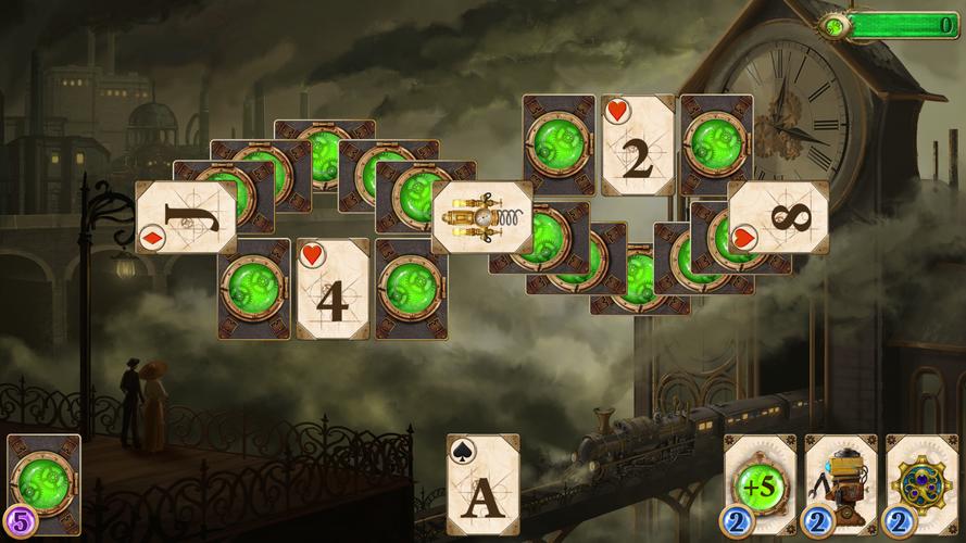 Steampunk Solitaire ဖန်သားပြင်ဓာတ်ပုံ 1