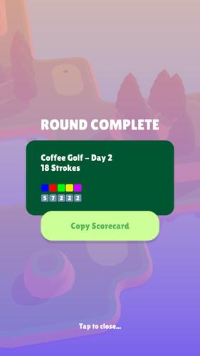 Coffee Golf Captura de tela 1