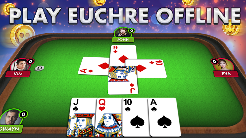 Euchre Plus Скриншот 2