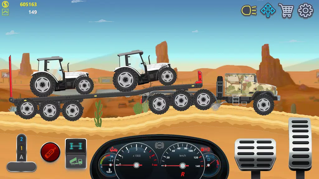 Trucker Real Wheels: Simulator Capture d'écran 1