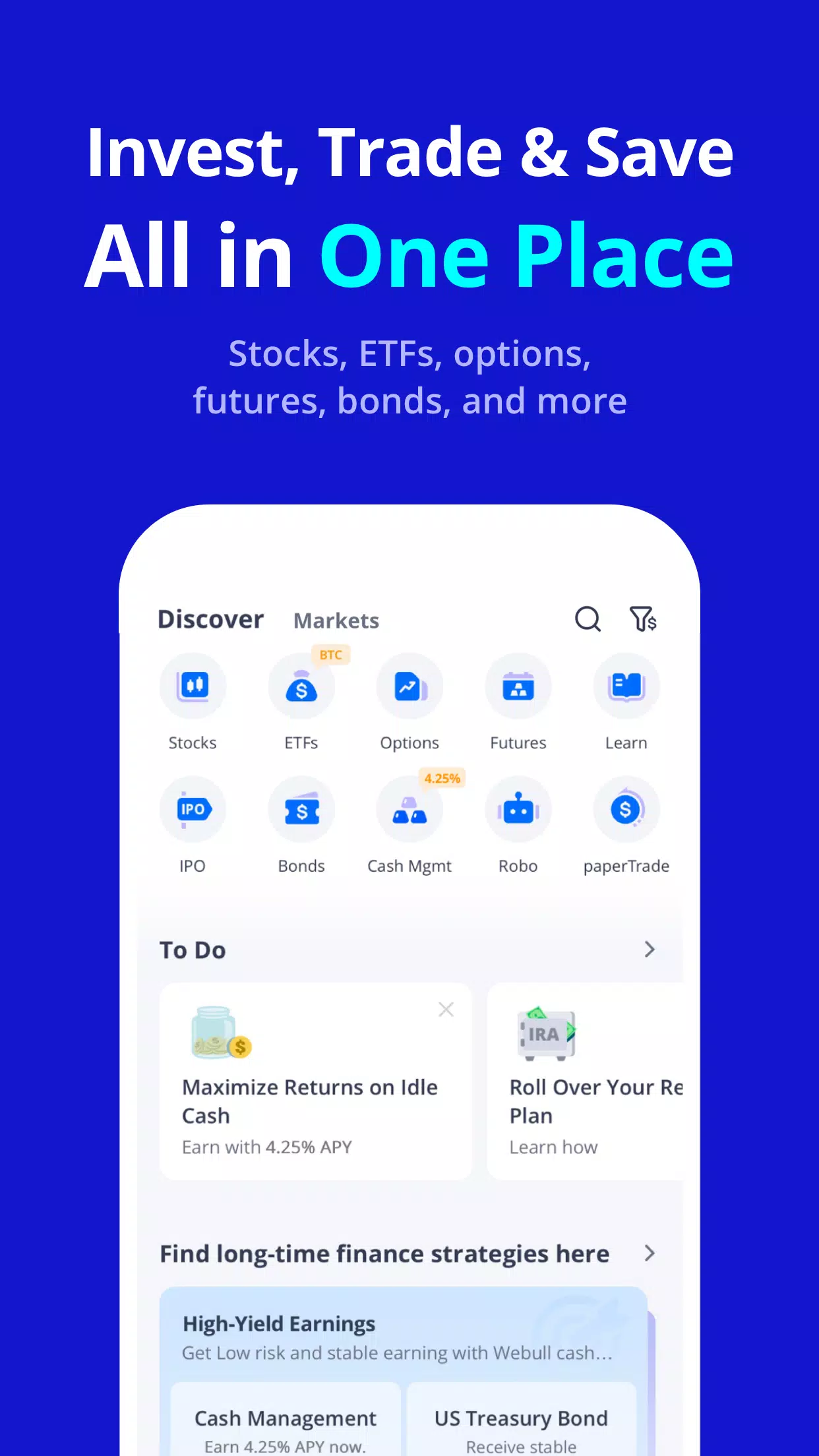 Webull - Stock Quotes & News應用截圖第1張