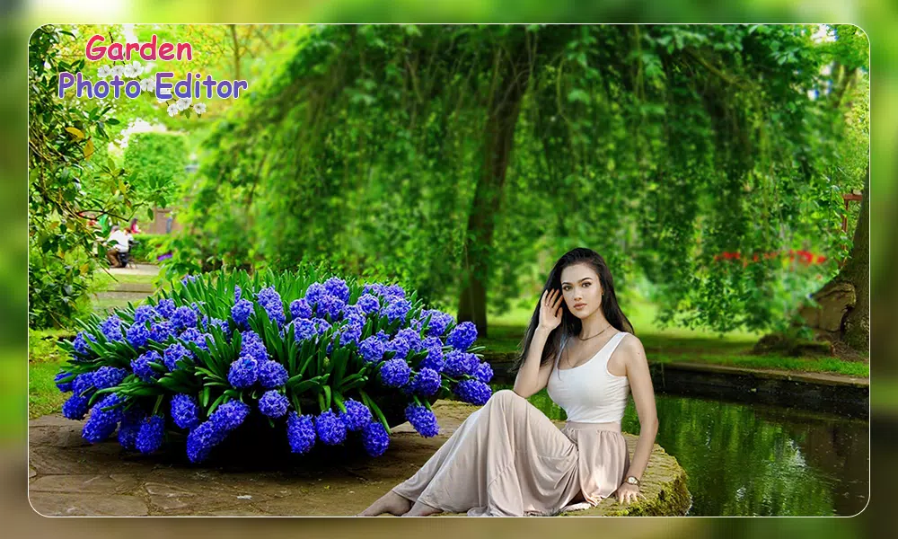 Garden Photo Frame Editor 스크린샷 1