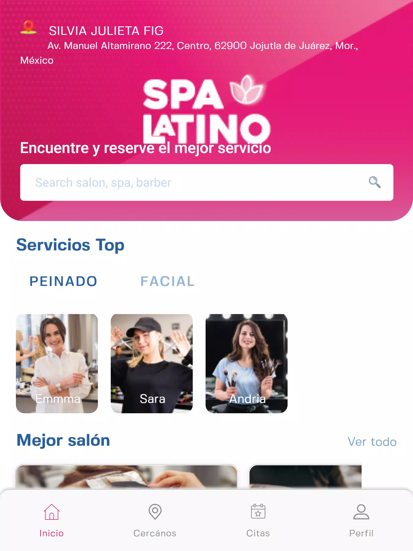 SPA Latino ဖန်သားပြင်ဓာတ်ပုံ 2