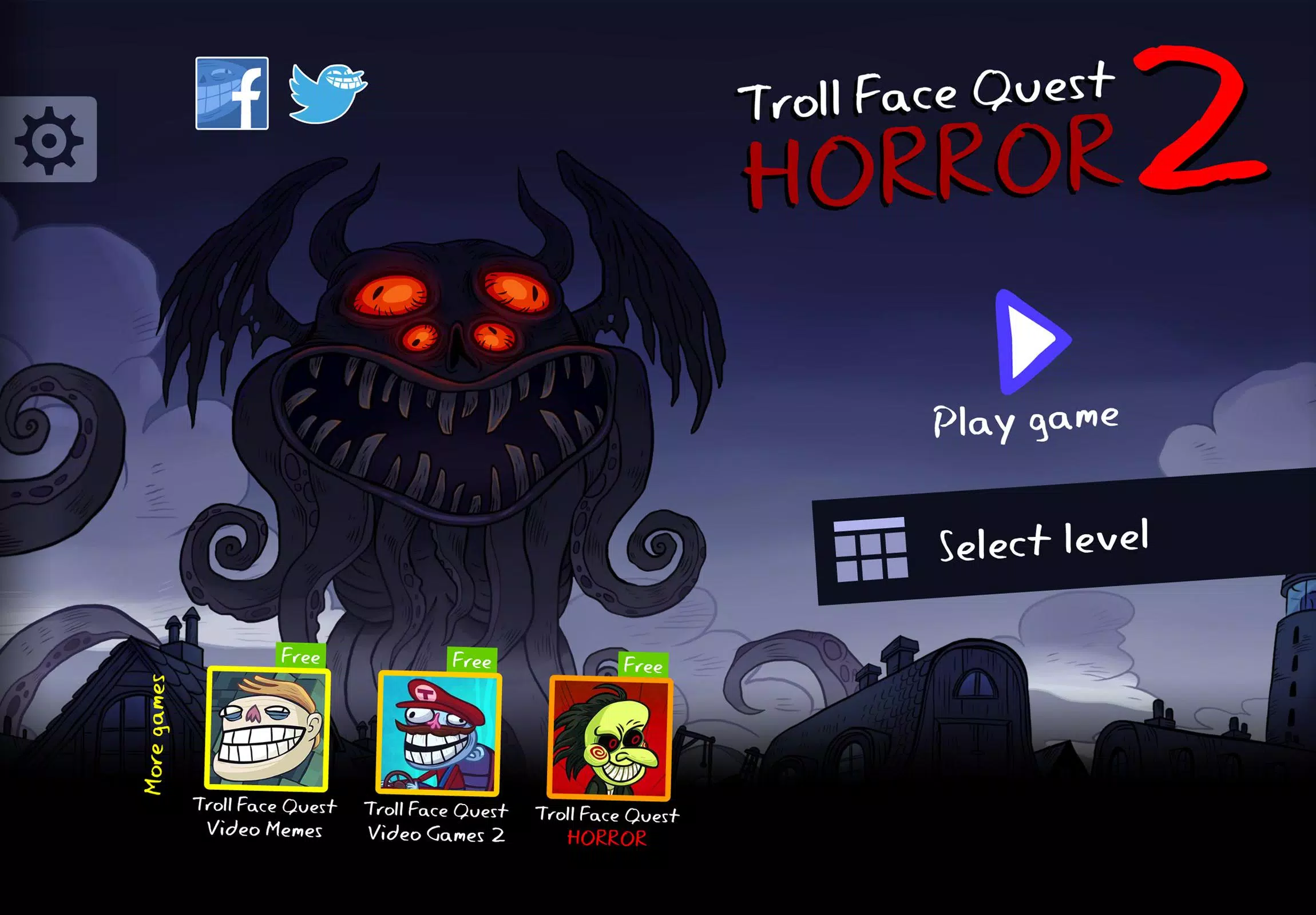 Troll Face Quest: Horror 2 Скриншот 0