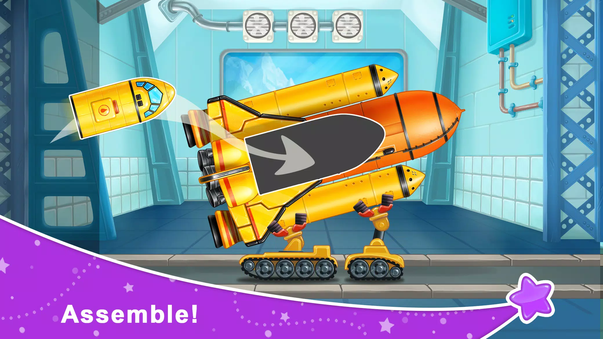 Rocket 4 space games Spaceship স্ক্রিনশট 0