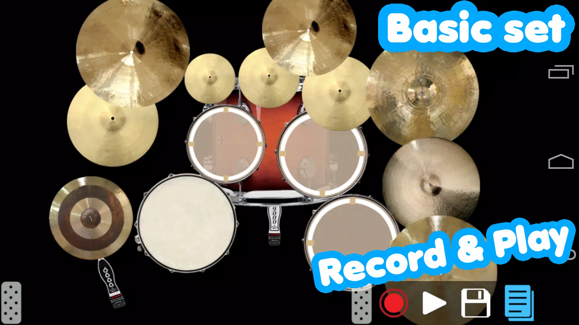 Drum Set - Drumming App ဖန်သားပြင်ဓာတ်ပုံ 0