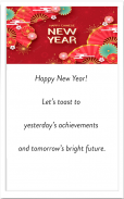 Chinese New Year Wishes Card Tangkapan skrin 0