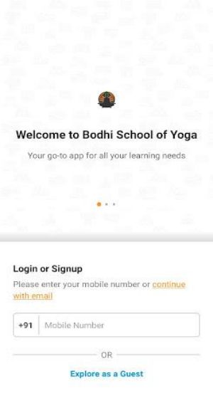 Bodhi School of Yoga Captura de tela 0