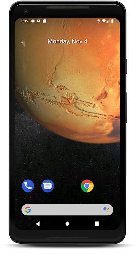 Mars 3D Live Wallpaper Ekran Görüntüsü 0