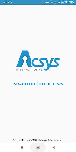 Schermata Acsys Mobile Application 0