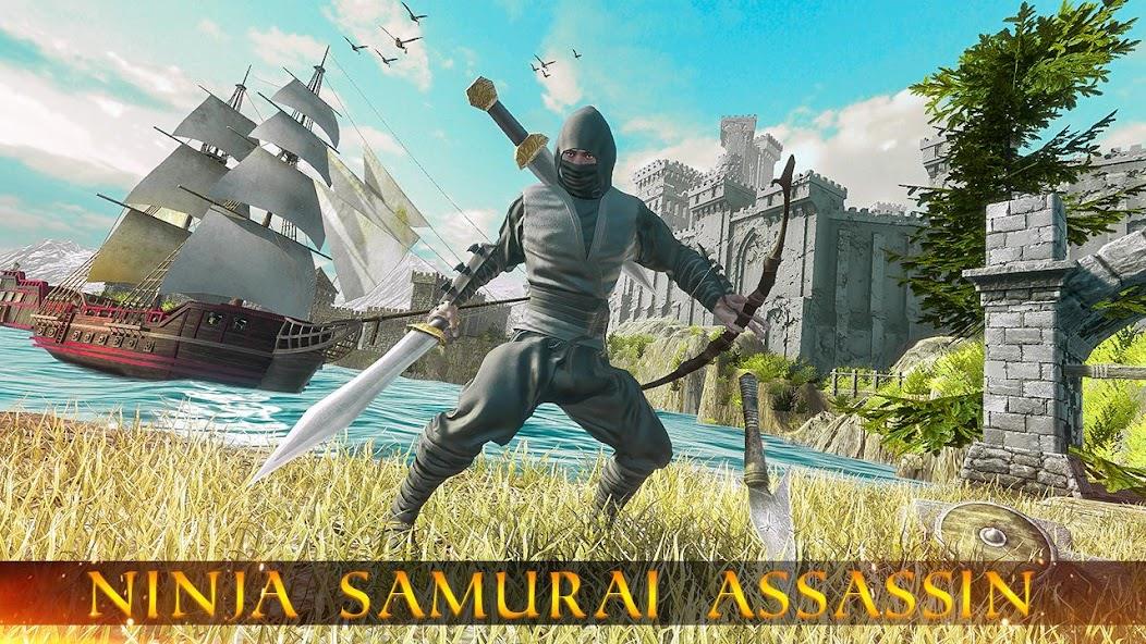 Ninja Samurai Assassin Hunter Mod Скриншот 2