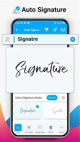 Signature Maker & Creator ภาพหน้าจอ 1