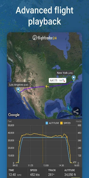 Flightradar24 Flight Tracker MOD ဖန်သားပြင်ဓာတ်ပုံ 0