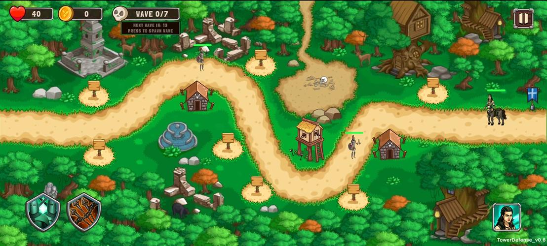 Vulcan's Tower Defense Capture d'écran 1