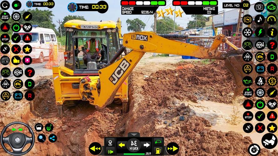 Real Snow Excavator - JCB Ảnh chụp màn hình 0