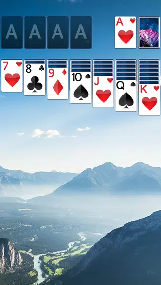 Solitaire Mountain Top Theme 스크린샷 0