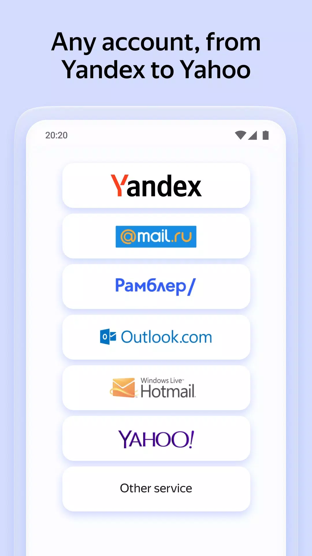 Schermata Yandex Mail 2