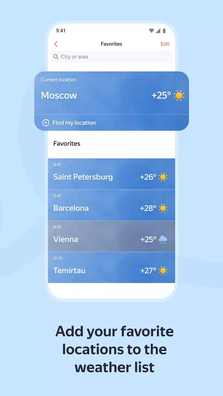 Yandex Weather & Rain Radar Screenshot 3