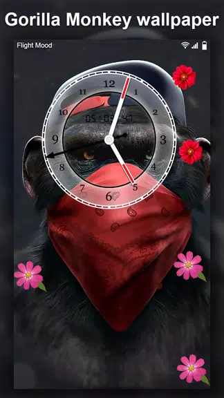 Gorilla Monkey Live Wallpaper ဖန်သားပြင်ဓာတ်ပုံ 0