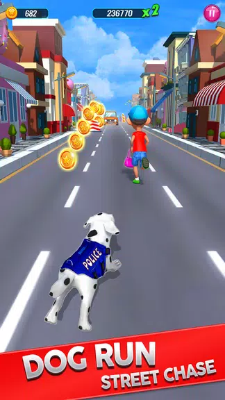 Pet Run Dog Runner Games Schermafbeelding 0
