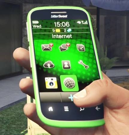 Image:  GTA 5 phone interface