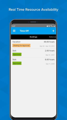 Timesheets - Time Tracking App Captura de tela 1