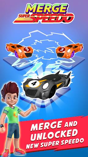 Merge Super Speedo - Kicko Car Tycoon Captura de pantalla 2