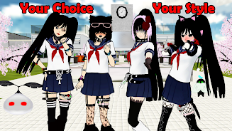 SchoolGirl AI 3D Anime Sandbox ဖန်သားပြင်ဓာတ်ပုံ 0