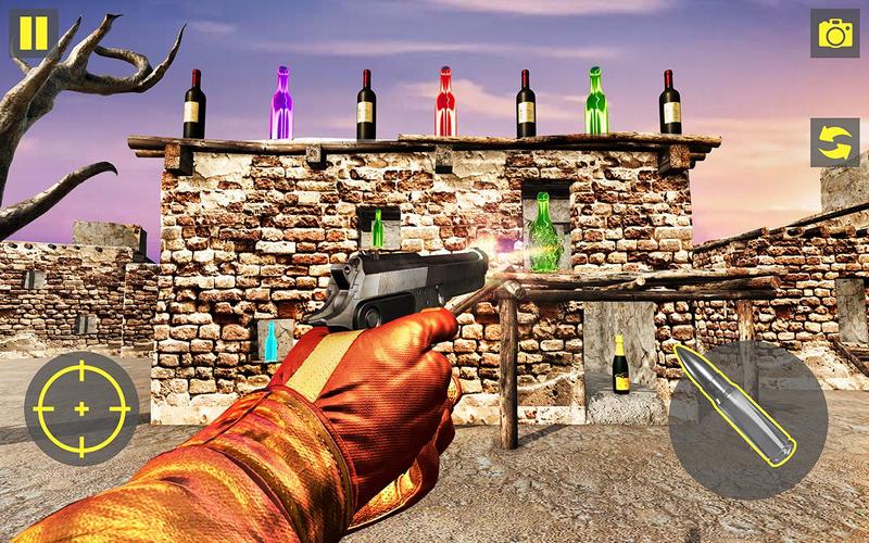 Real 3D Bottle Shooting Game 스크린샷 2