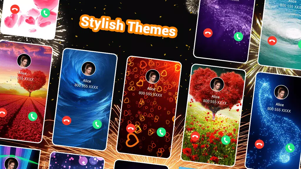 Color Call Screen - Call flash ဖန်သားပြင်ဓာတ်ပုံ 0