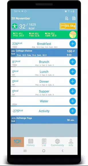 DietGram photo calorie counter स्क्रीनशॉट 0