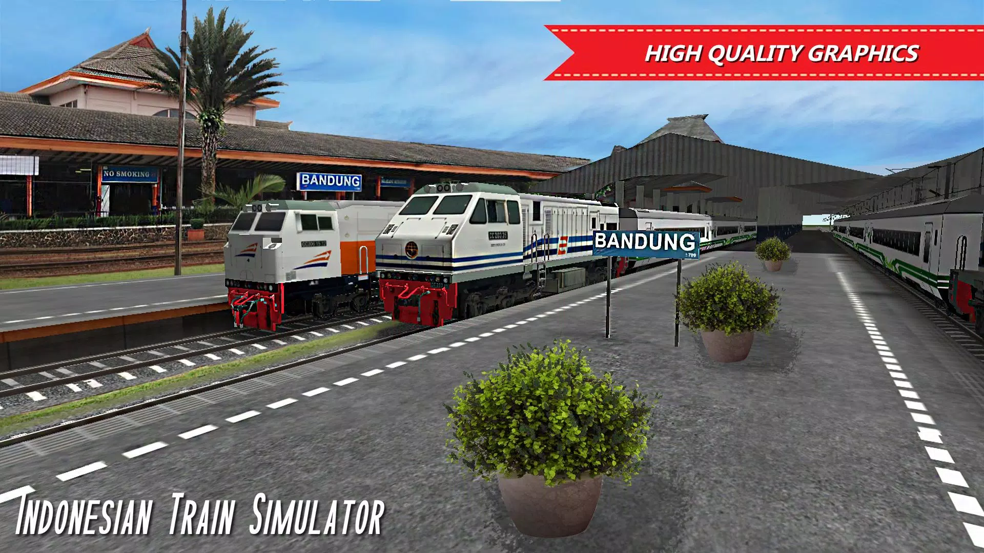 Indonesian Train Sim: Game スクリーンショット 1