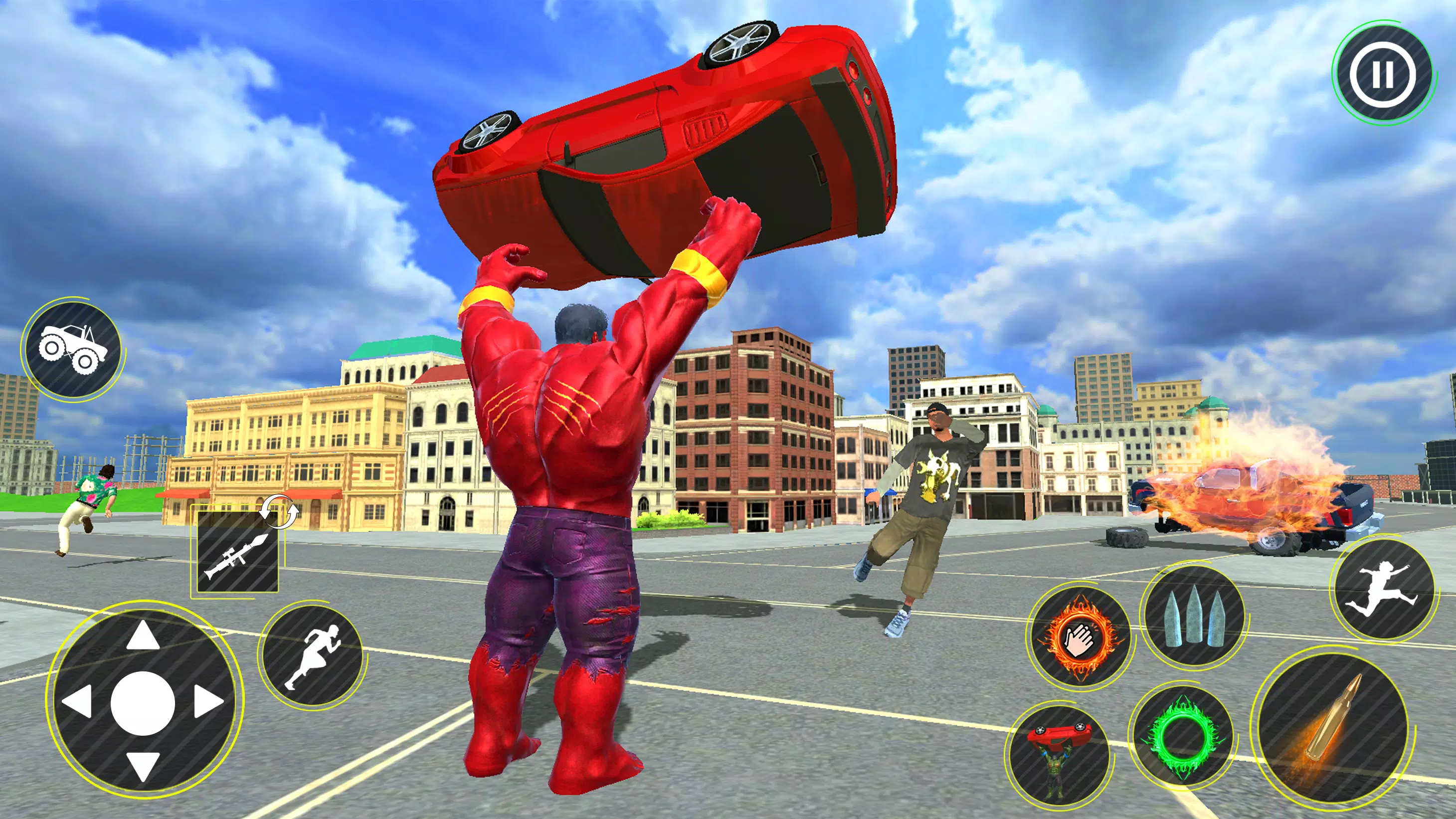 Schermata Incredible Monster Hero 3D War 3