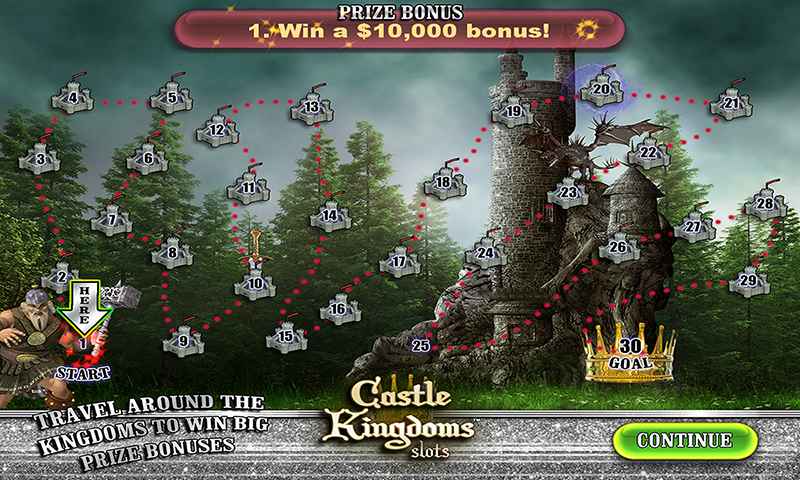 Castle Kingdoms Magic Dragon Legend Slots FREE スクリーンショット 1