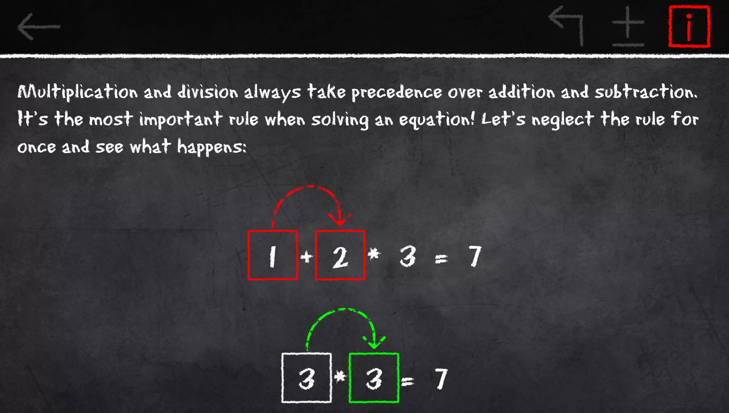 x=1: Learn to solve equations Tangkapan skrin 2