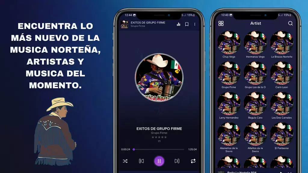 Música Norteña Mexicana Schermafbeelding 2