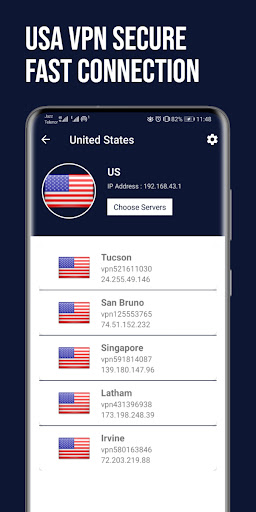 USA VPN Fast: Secure VPN Proxy Captura de pantalla 0