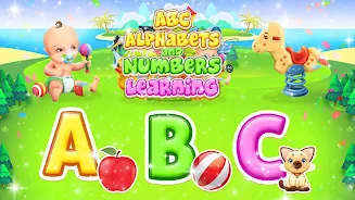 Learn ABC Alphabets & 123 Game Ekran Görüntüsü 0