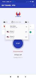GB TUNNEL VPN - Fast & Secure Capture d'écran 3