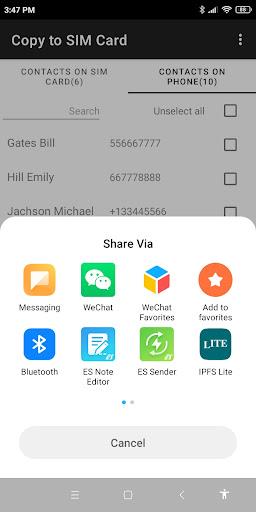 Copy to SIM Card应用截图第2张