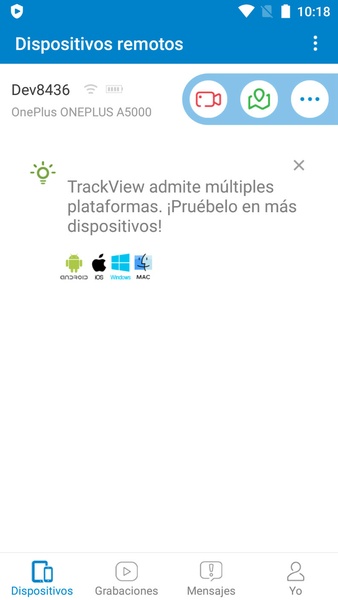 TrackView Captura de pantalla 1